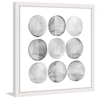 Marmont Hill - 'Soft Circles I' Framed Painting Print
