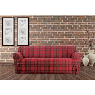 Sure Fit Highland Holiday Plaid Sofa Slipcover