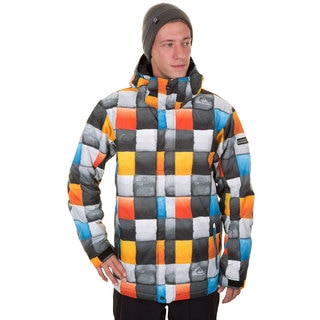 Quiksilver Men's 10K Mission Multicolor Polyester Snowboarding Jacket