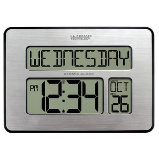 La Crosse Technology 513-1419-INT Atomic Full Calendar Clock