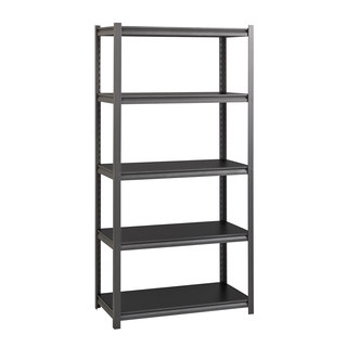 Iron Horse Grey Steel 3200-pound 72-inches High x 36-inches Wide x 18-inches Deep Rivet Shelving Unit