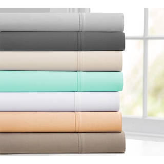 Deep-Pocket 400-Thread 4-Piece Cotton Sheet Set