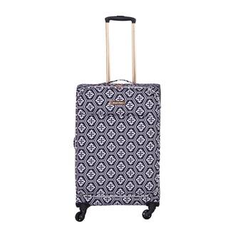 Jenni Chan Aria Snow Flake 24-inch Upright Spinner Suitcase