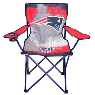 New England Patriots Multicolored Canvas/Metal Camp Chair
