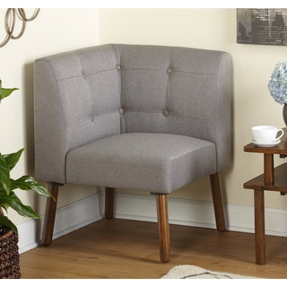 Simple Living Wood Fabric Playmate Corner Chair