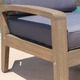 Grenada Outdoor Wooden Club Chair w/ Cushions (Set of 2) by Christopher Knight Home - Thumbnail 15