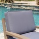 Grenada Outdoor Wooden Club Chair w/ Cushions (Set of 2) by Christopher Knight Home - Thumbnail 14