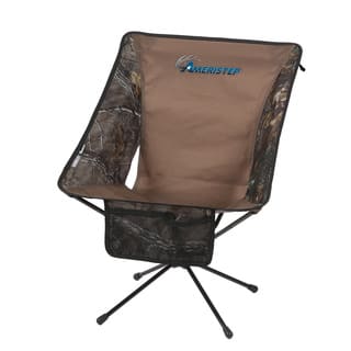 Ameristep Tellus Lite Brown Camo Fabrici/Metal Hunting Chair