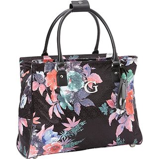 Guess Fortuna Collection Deluxe Shopper Laptop And Tablet Travel Tote Bag