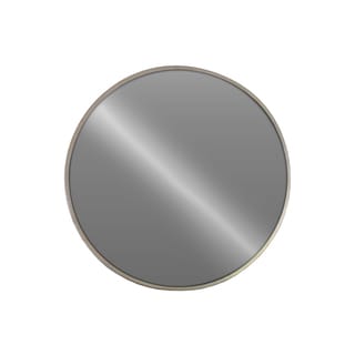 Urban Trends Collection Champagne Metallic-finish Metal Round Wall Mirror