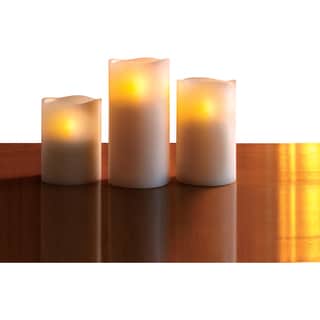 Apothercary and Company Candle Flameless with Remote 3pc