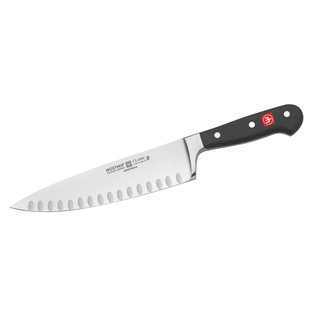 Wusthof 457220 Classic Ikon 8-Inch Hollow Ground Cooks Knife, Black