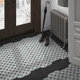 SomerTile 4x11.75-inch Cometa Black Porcelain Floor and Wall Tile (40/Case, 11.81 sqft.)