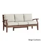 Yasawa Brown Modern Outdoor Cushioned Wood Sofa by NAPA LIVING