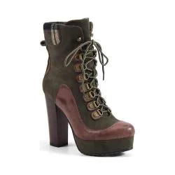 Women's Luichiny Bright Idea Bootie Army/Brown Imi Leather/Suede