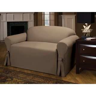Innovative Textile Solutions Cotton Duck Loveseat Slipcover