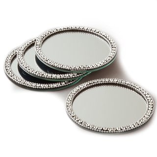 Elegance Brilliant Set of 4 Mirror Coasters