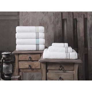 Broderie Embroidery 100-percent Turkish Cotton Hand Towels (Set of 4)