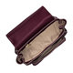Michael Kors Isadore Plum Leather Top Handle Messenger Bag - Thumbnail 1