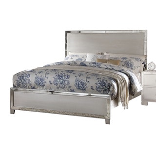 Acme Furniture Voeville II Bed, Platinum
