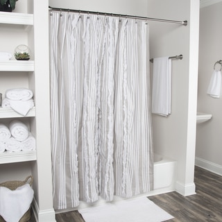 Arden Loft Geometric Grey White 72 x 72 Shower Curtains