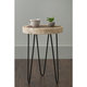 East At Main's Laredo Brown Teakwood Round Accent Table - Thumbnail 1