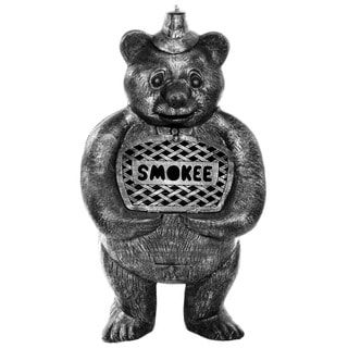 Smokee the Bear Cast Aluminum Chimenea