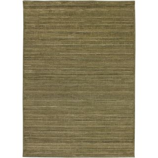 Rizzy Home Galleria Collection Tan/Green/Gold/Beige/Brown Polypropylene Power-loomed Runner Rug (2'3 x 7'6)