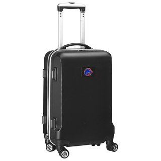 Denco Boise State Black 20-inch Hardside Carry-on 8-wheel Spinner Suitcase