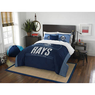 The Northwest Co MLB 849 Rays Grandslam Blue Polyester Full/Queen 3-piece Comforter Set
