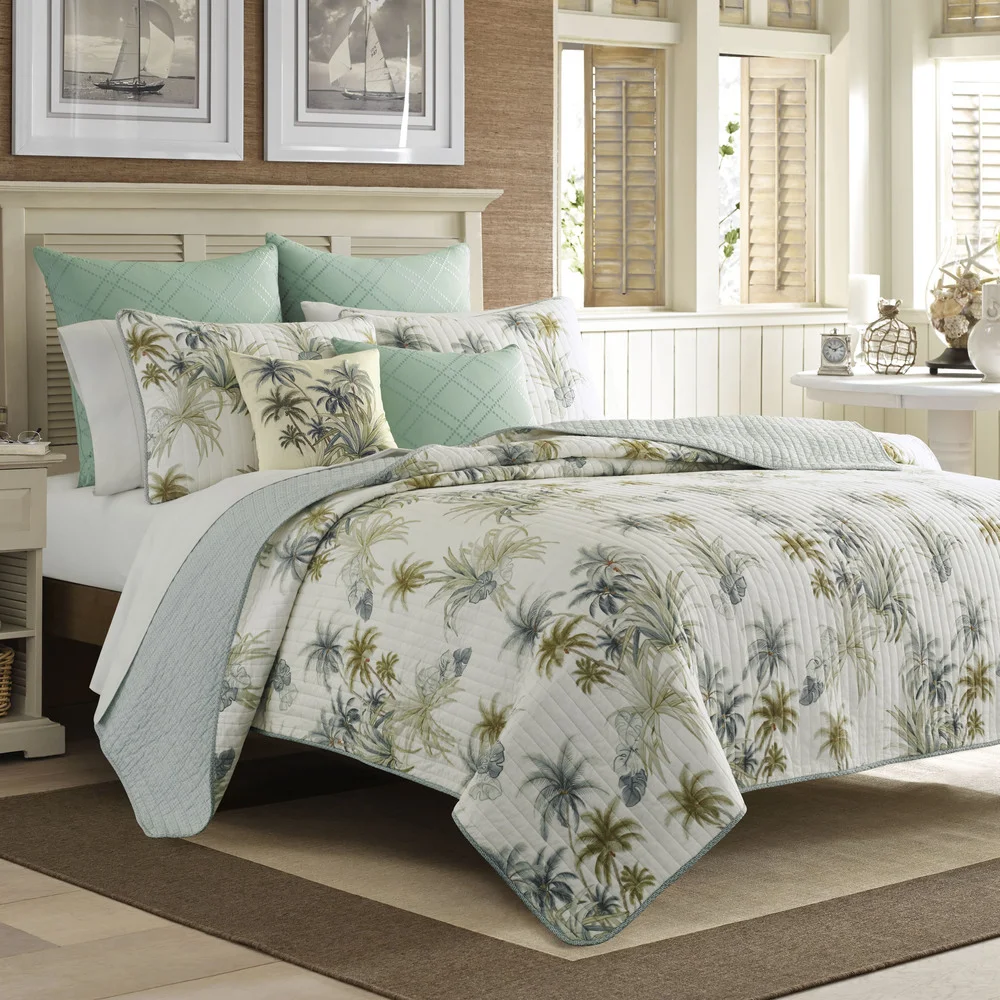 Tommy Bahama Serenity Palms Reversible Quilt