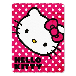 ENT 018 Hello Kitty Polka-dot Throw Blanket