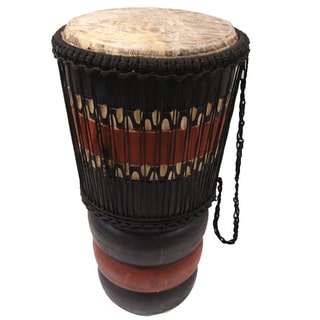 Handcrafted Jumbo Bongo Drum (Ghana)
