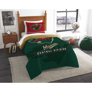 The Northwest Company NHL Wild Draft Green Twin 2-piece Comforter Set