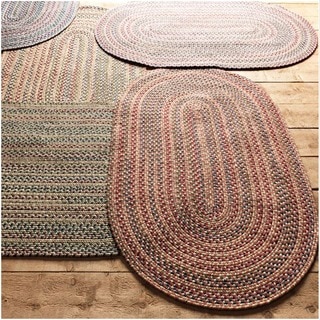 Colonial Mills 'Comfort' Multicolor Wool/Nylon/Polypropylene Braided Rug (9' x 11')