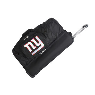 Denco Sports New York Giants 27-inch Drop Bottom Rolling Duffel Bag