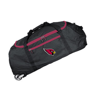 Denco Sports Mojo Arizona Cardinals Black Nylon 36-inch Collapsible Duffel Bag