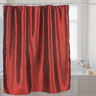 Faux Silk Shower Curtain 70x72 Assorted Colors