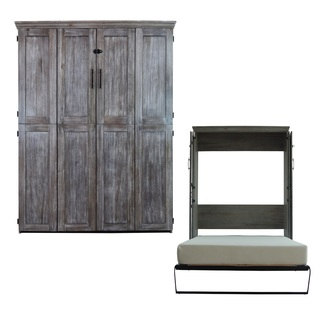Queen Simplicity Murphy Bed in Charcoal Wash Finish