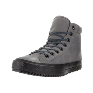 Converse Unisex Chuck Taylor All Star Grey Synthetic Leather Boots