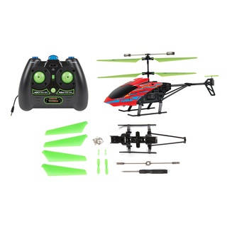 World Tech Toys Nano Titan X 3.5-channel RC Helicopter with Replacement Parts Bundle