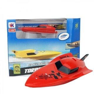 Red Plastic RC Micro 2.4 GHz Deep V Speed Boat