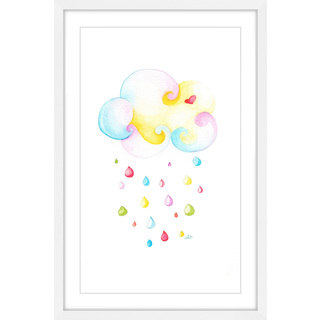 Marmont Hill - 'Candied Cloud 3' by Brilliant Critter Framed Painting Print