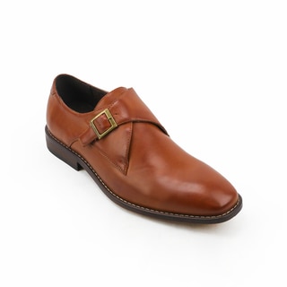 Xray Solo Brown Leather Monk Strap Oxford Shoe