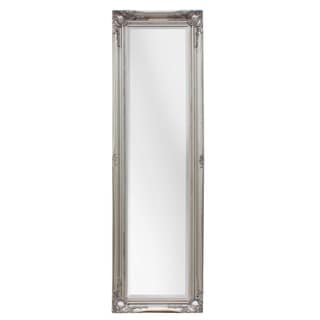 SBC Maissance Traditional Full Length Mirror with Antique Silver Wood Frame