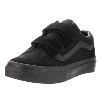 Vans Kids Black Suede Skate Shoe