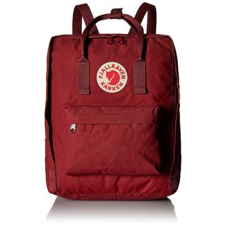 Kanken Ox Red Polyester and Vinyl Daypack Backpack