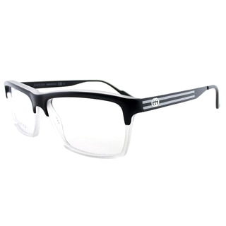 Gucci Matte Black Plastic 53-millimeter Rectangle Eyeglasses