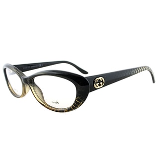 Gucci GG 3566 W8H Green Plastic 52-millimeter Cat-eye Eyeglasses