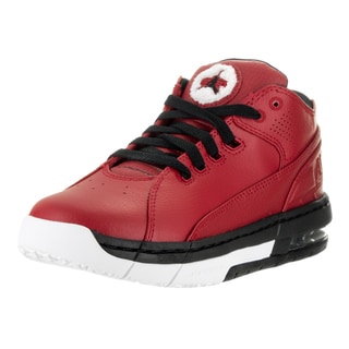 Nike Jordan Kid's Ol'School Low Bg Gym Red/Black/White Leather Basketball Shoes